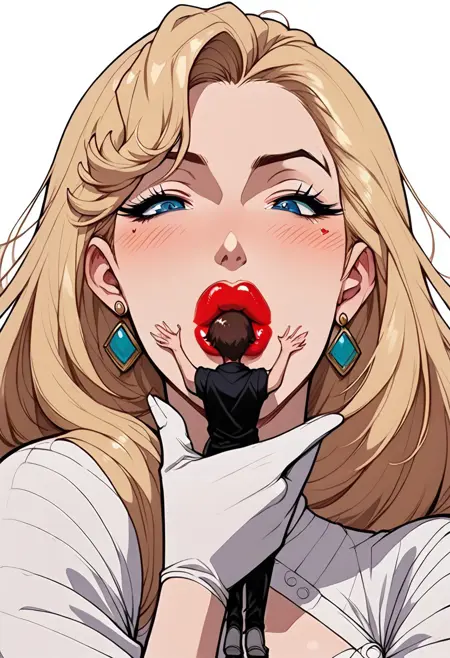 Giantess Kissing: Concept LoRA