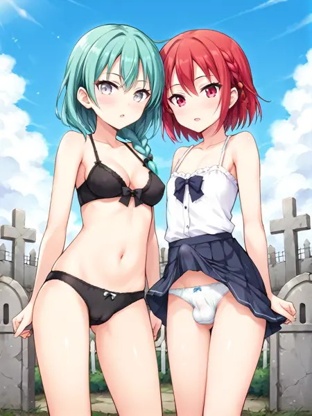 Girl With Crossdressing Guy