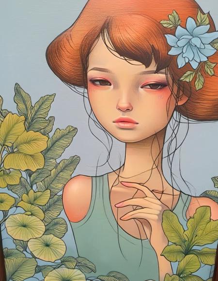 Japanese Art Nouveau - Audrey Kawasaki Style - SDXL 1.0 v1.0