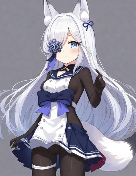 kasumi \(azur lane\) sailor dress  bodystocking school uniform, white pantyhose