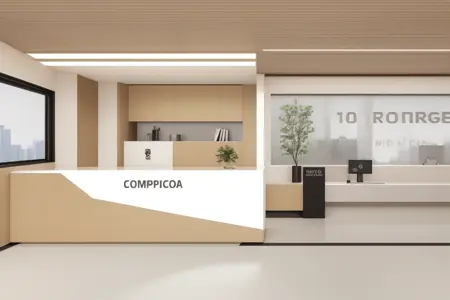 室内设计-前台接待处区域模型|Reception Style Interior Design