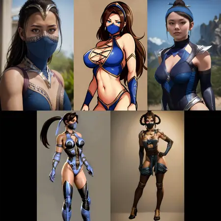 Kitana - Mortal Kombat - SD1.5 LORA