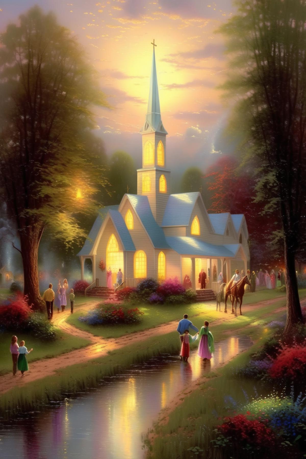 Thomas Kinkade Style image by Kappa_Neuro