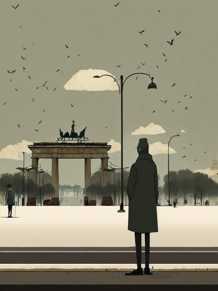 <lora:AlessandroGottardo:1>a Berlin in Turkish secular revolution by Alessandro Gottardo