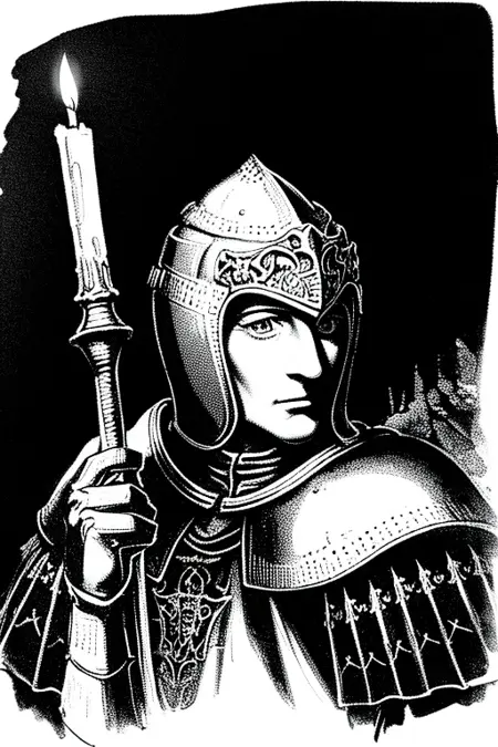 Dark Fairy Tale Style Lora - Ink Drawings (Anton Pieck) SD1.5