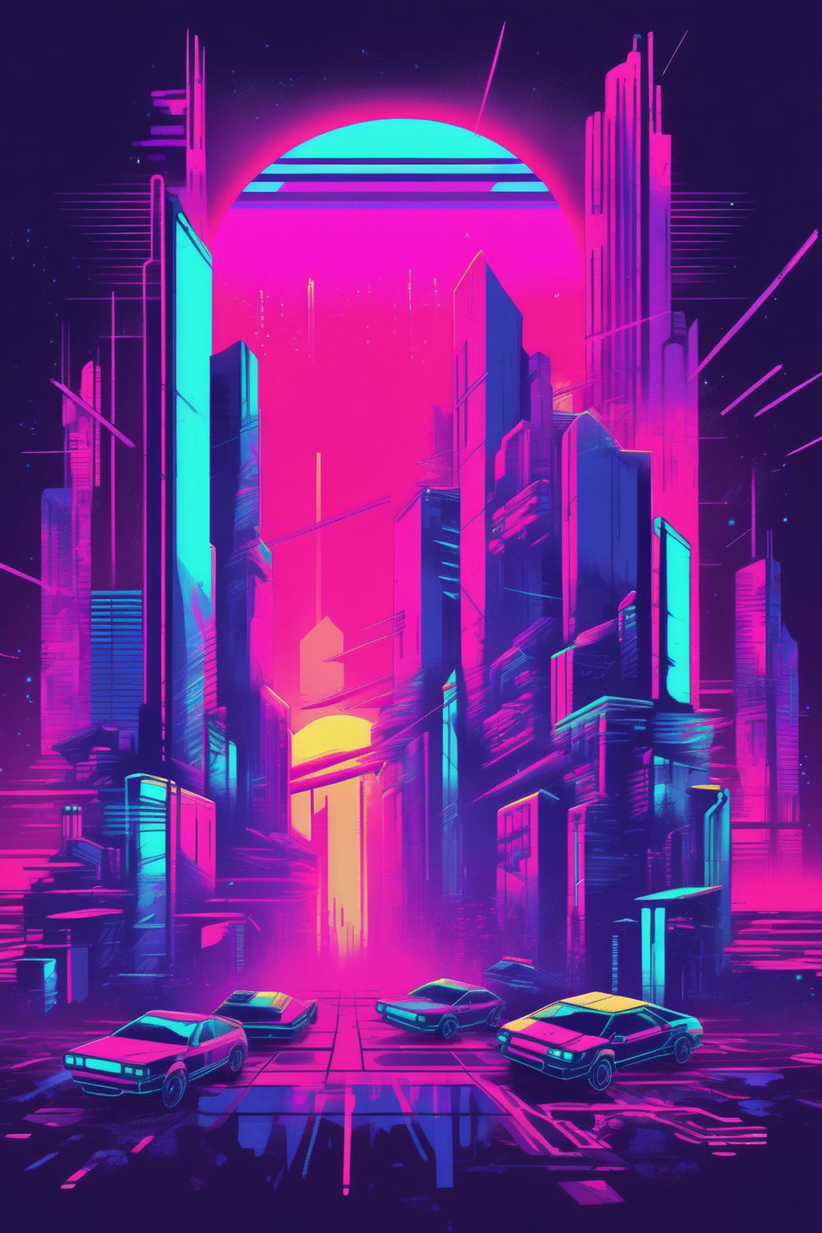 Synthwave T-shirt image by Kappa_Neuro