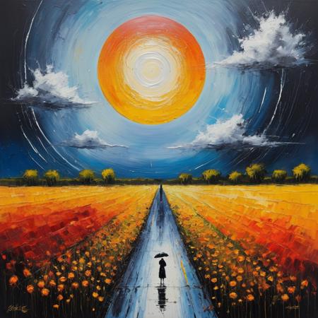 Black hole sun.
Won't you come.
And wash away the rain?
Impressionist painting