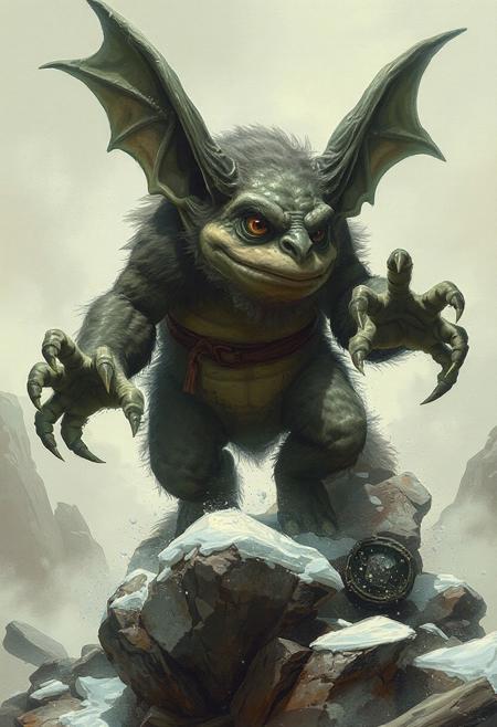 imagine the mario charcater from nintendo saga was once a powerful Great Old One from greace, but is said to have allowed his cult to slowly wither away, long before Hyperborea, prehistoric Greenland, was devoured by the ice. He is described as a large, hairy, toad-like creature with ears somewhat resembling those of a bat, living in a vast underground cave.