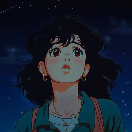 Retro anime lora- 77®