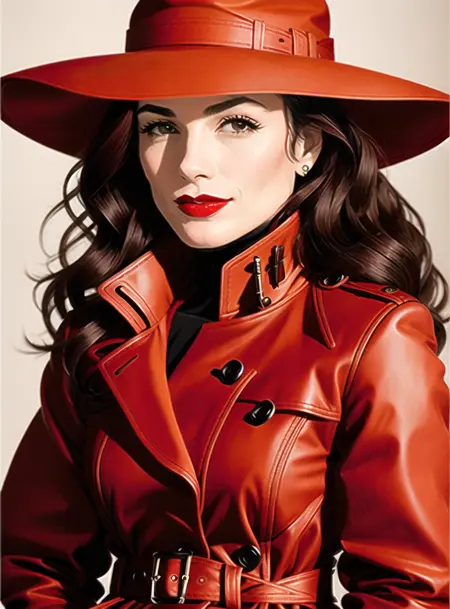 Carmen Sandiego - Trained on Anime Model