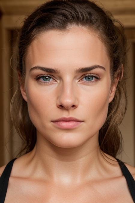 masterpiece, best quality, cute, ultra-detailed, high res, highly detailed, perfect face feature, <lora:Wolvie_NatakMinoglia_v3:1> natakminoglia, woman, realistic, fighting ninjas