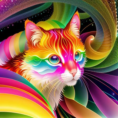 (rainbow-candy:0.85), cat