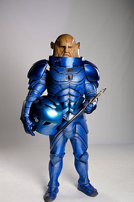 masterpiece photo of classic sontaran with helm