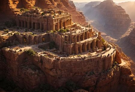 (The colonial city of the future, in the mist-filled Grand Canyon, on an unknown Earth-like planet, 2 moon on sky, Spaceship flight connects colonies:1.3), (Richard Meier:1.2), (Mario Botta:1.3), (avant-garde, future, reality, science fiction, photorealistic), (modern architecture:1.2), 
(Large Files, Ultra Realistic, 8K, 16k, FHD, HD, VFX, Perfect, Photography, composition, Architecture Sales Photography, Architecture Competition, Ultra High Resolution, Cinematography, High Resolution Image:1.1), (dramatic lighting, direct sunlight, ray tracing, clear shadow:1.2),  (real landscape:1.1), (blurred background:1.0), (urban background, more_details) ,
ac_neg1, great lighting, clear, hillscastel, stacked, extrusionbuilding