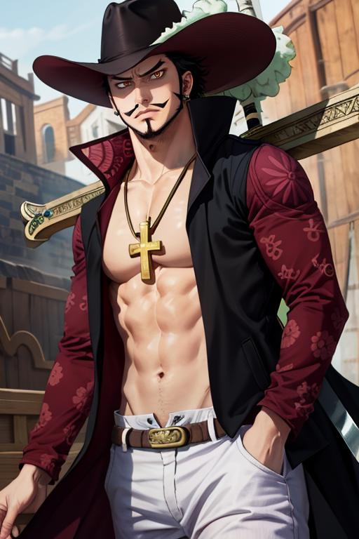 Dracule Mihawk | One Piece (anime character) | ownwaifu image by ownwaifu