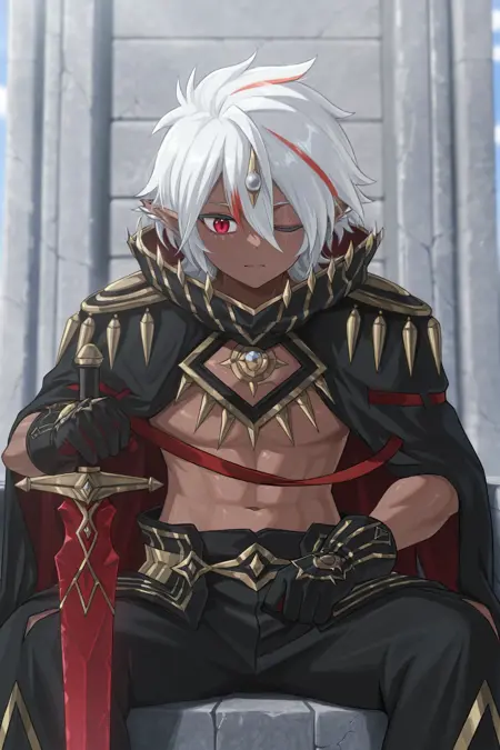 Fallen of Albaz  - Yu-Gi-Oh! - (Illustrious) [Commission]