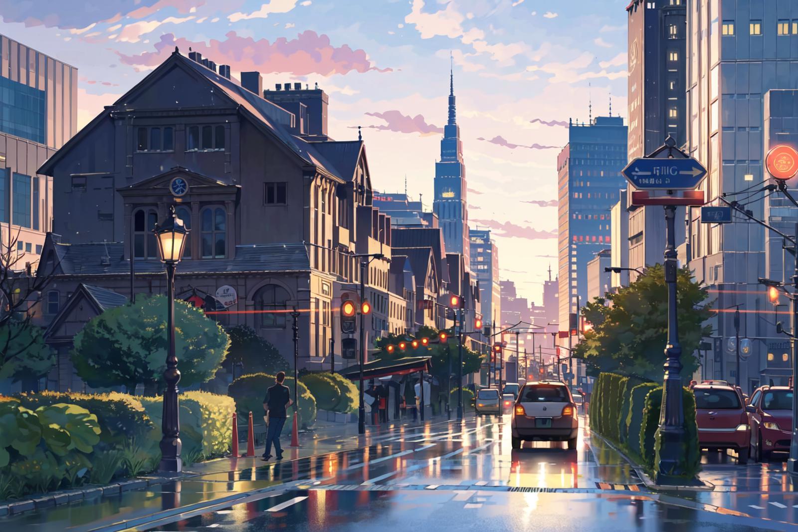 言叶之庭/The Garden of Words/新海诚/Makoto Shinkai/言の葉の庭です Lora image by chosen