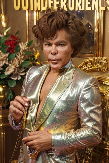 [:gl1chr03:0.3]  , bogdanoff_bros wearing suits  gold, RAW photo, 8k uhd, masterpiece, award winning, magazine cover, absurdres 
<lora:podracing_10:1>