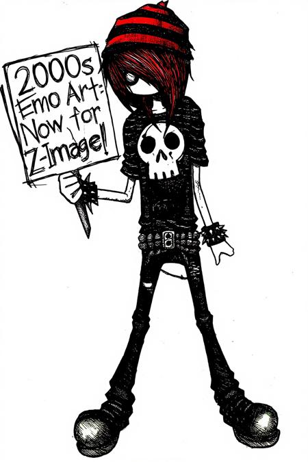 2000s Emo Art (Z-Image Turbo) v1.0