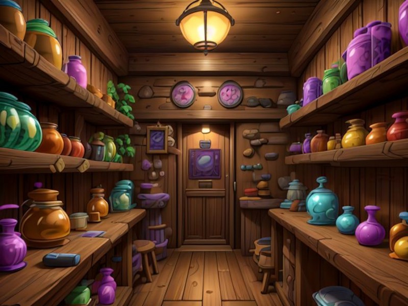 XE-LucasArts, Maniac Mansion Style, 
Potion Shop,