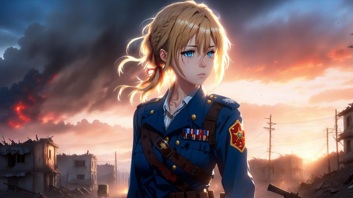 Violet Evergarden LoRA - v1.0 | Stable Diffusion LoRA | Civitai