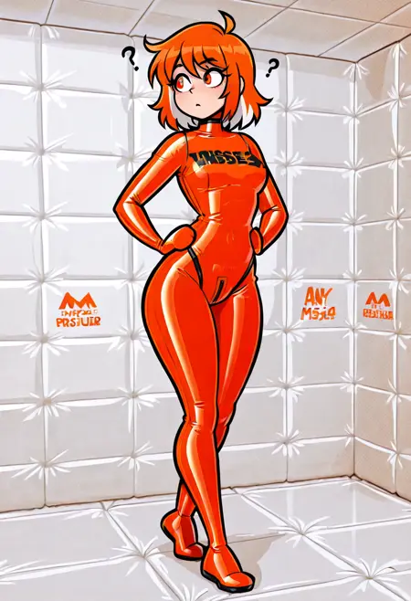 Prison Rubber Suit by artist WossaRem [Clothing] (Different Dimension)