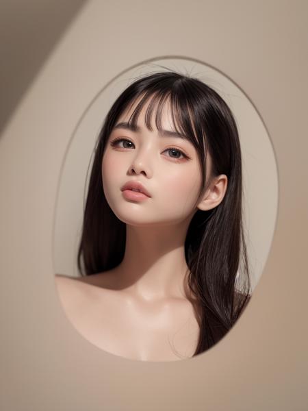 masterpiece, best quality, ultra-detailed, illustration, Delicate and beautiful eyes, delicate and beautiful face, delicate and beautiful facial features, cos photo,small face, melon face,,small nose, high nose bridge,thin lips,Cherry Small Mouth,pointed nose,1 girl,