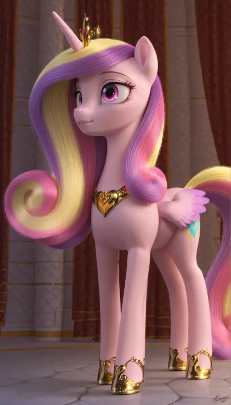 My LIttle Pony, Princess cadance (Clopician style) Illustrious