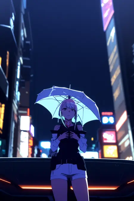 [LoHa] Cyberpunk 2077 Anime Style (With multires noise version)