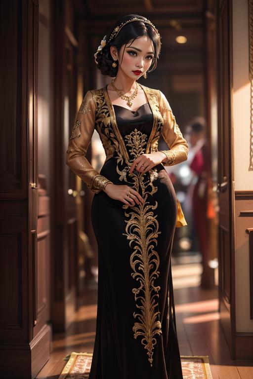 Javanese Traditional Women's Wedding Dress (Indonesia) image by adhicipta