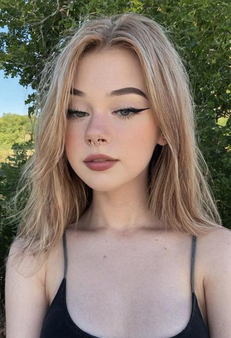 instagram photo, photo of a 24 y.o woman, fair skin, outdoor, Haylee, egirl