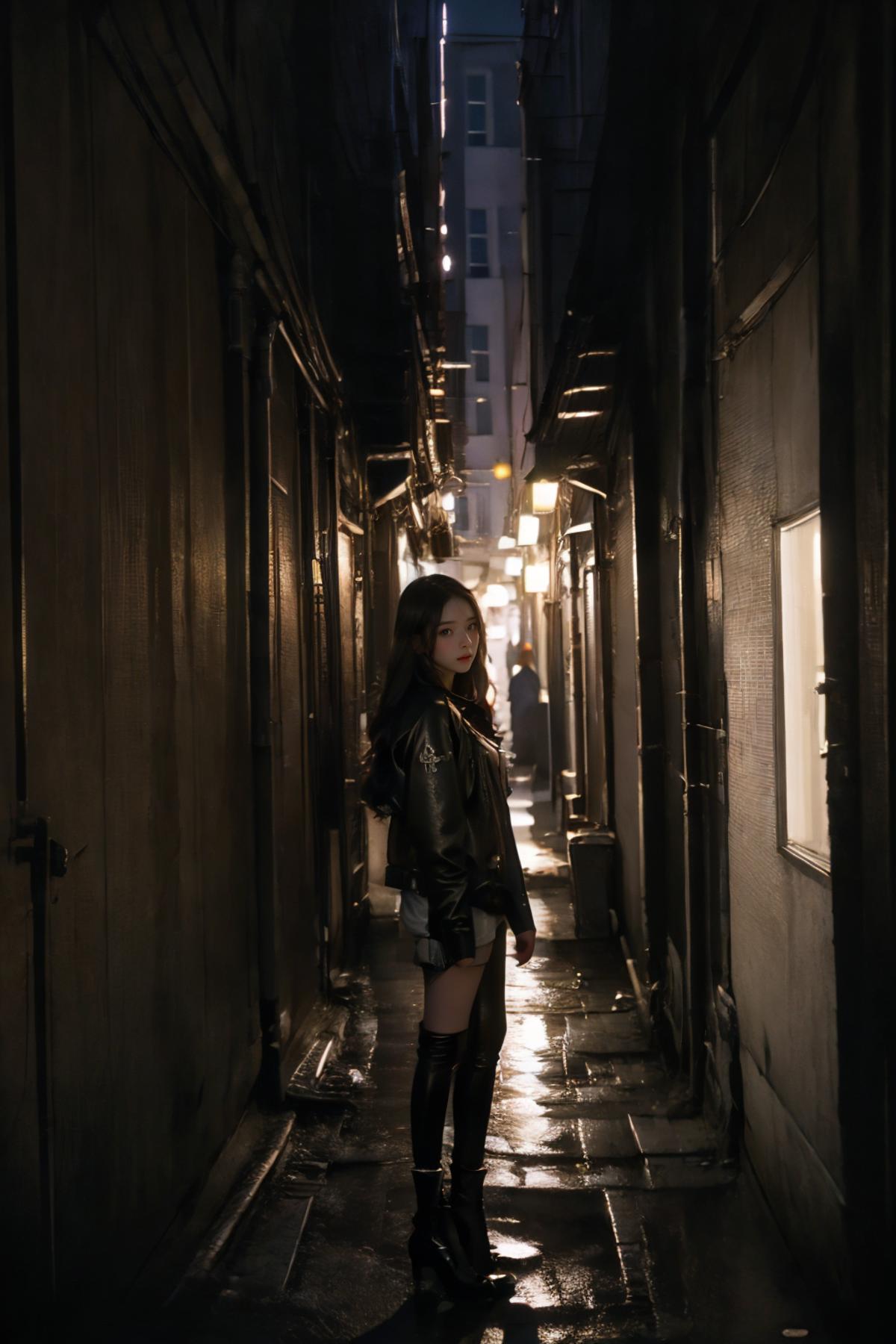 dirty alley image by ruanyi