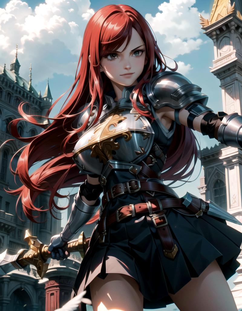 Erza Scarlet エルザ・スカーレット / Fairy Tail image by sentrk