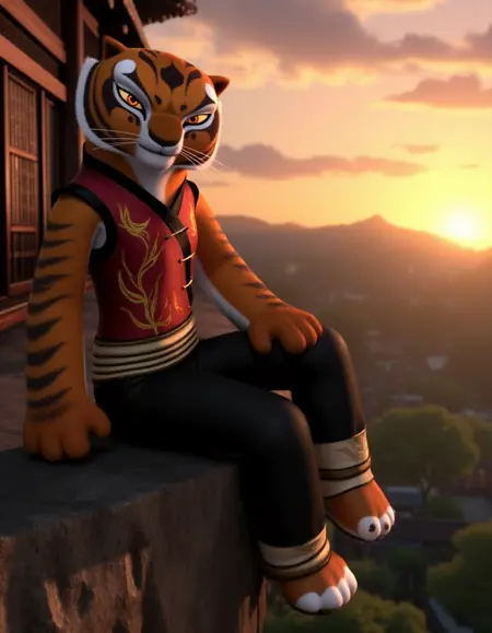 Master Tigress (Kung Fu Panda) for Flux [WIP]