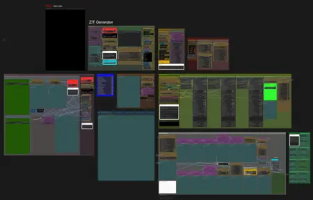 Z Image Workflow with Prompt Assist, Controlnet, Lora Loaders, Upscaler, Detailers, Expression Control, and Post Processing, I2I, T2I