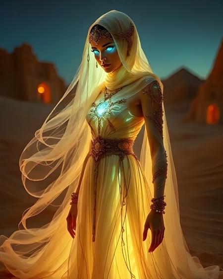 Elegy in Sand and Silk: Emberlight in the Desert Silence EmberlightinDesertSilence