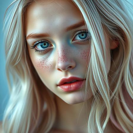 photo of beautiful age 18 girl, pastel hair, freckles sexy, beautiful, close up, young, dslr, 8k, 4k, ultrarealistic, realistic, natural skin, textured skin