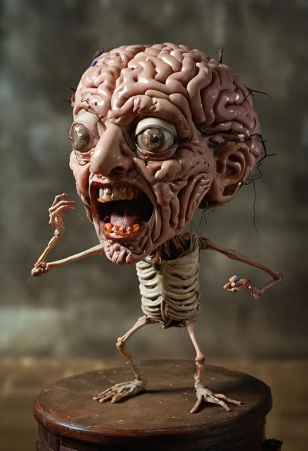 The brain had its own food on which it battened, and the imagination, made grotesque by terror, twisted and distorted as a living thing by pain, danced like some foul puppet on a stand and grinned through moving mask