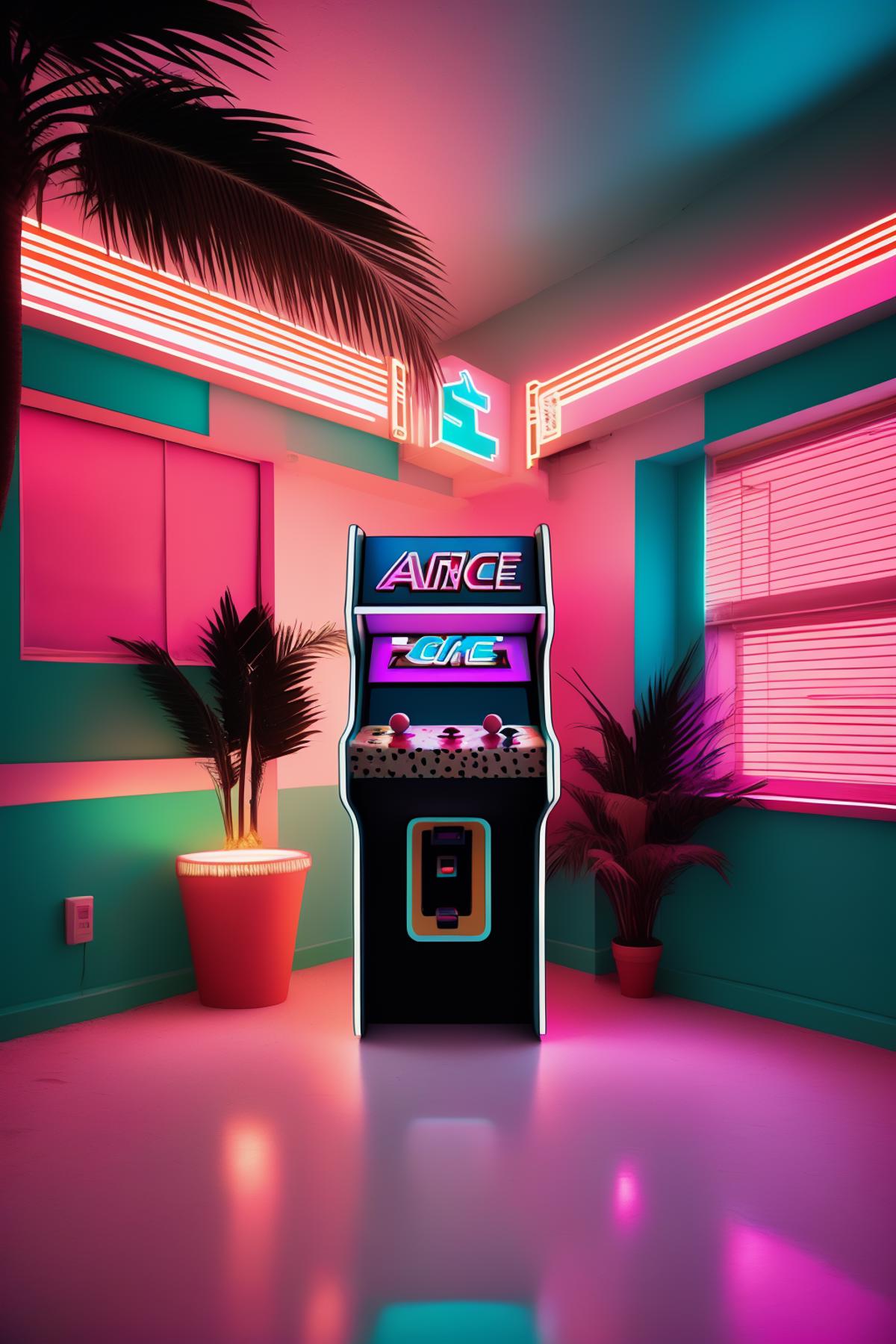 Miami Vice Arcade Retreat image by Ciro_Negrogni