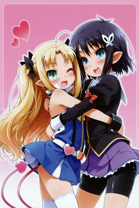 [illustrious XL] Yui Haga/叶贺唯 《Astarotte's Toy》/《露蒂的玩具》《Baka to Tesuto to Shoukanju》/《笨蛋、测验、召唤兽》- Artist Style