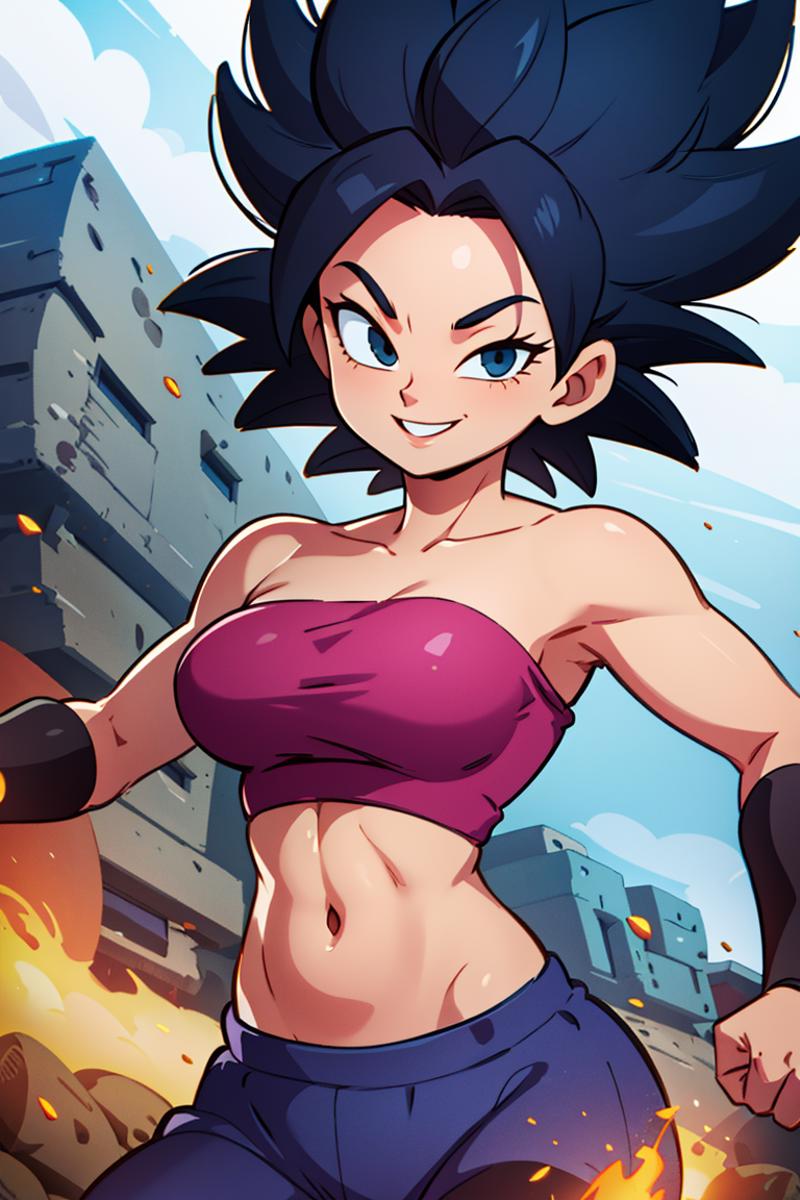 Caulifla + Super Saiyan 4 Form + SDXL & SD1.5 (Dragon Ball Super) image by CitronLegacy