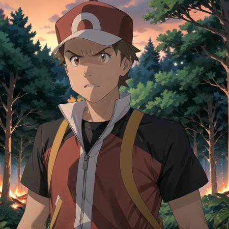 Pokémon Trainer Red - v1.0 x10, Stable Diffusion LoRA