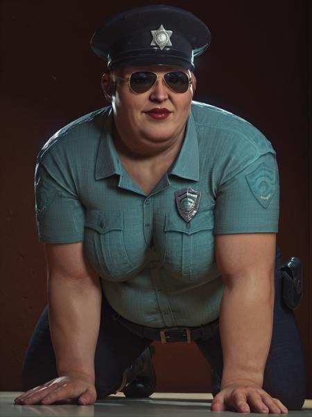 jslade police uniform police hat sunglasses