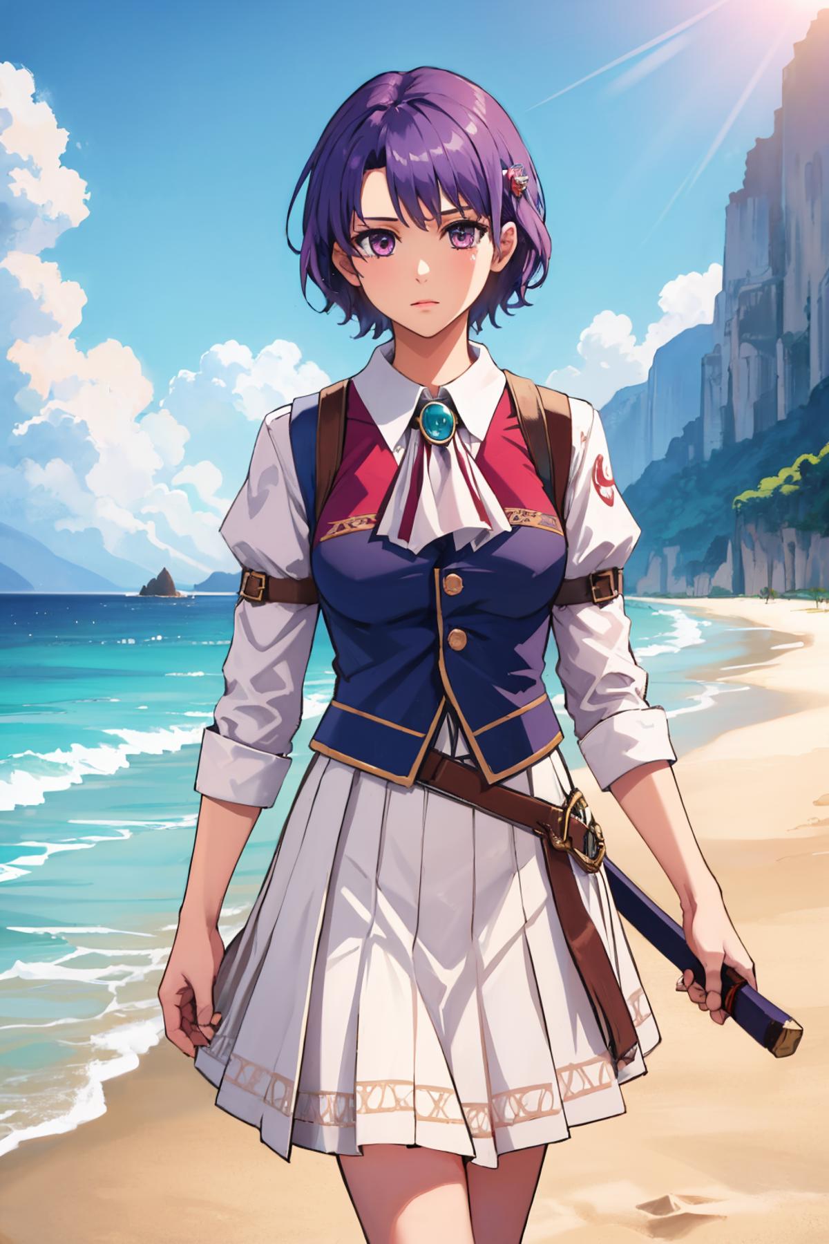 Kloe Rinz (Sora no Kiseki/Trails in the Sky) LoRA image by zetsubousensei