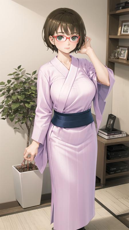 1girl, full body, Tsukioka-Karen-yu, yukata, 
<lora:Tsukioka-Karen:0.6>