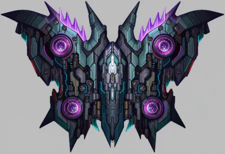 Starsector Spaceships in different faction styles flux1dev