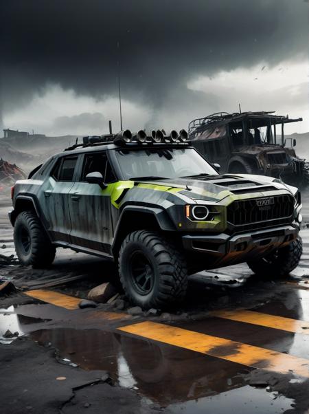 Dystopian style Geforce RTX 3060, graphic card <lora:SDXLPaintSplash:0.8> Colorsplash . Bleak, post-apocalyptic, somber, dramatic, highly detailed