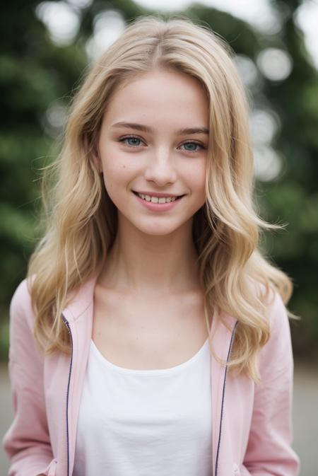 <comment:SUBJECT:0>
photograph of a 18 year old german girl, blonde, very attractive,
<comment:DESCRIPTOR:0>
long lashes, petite, cute,
<comment:HAIR:0>
long hair, curly hair, 
<comment:FACE:0>
beautiful face, petite face, youthful face, cute face, nice joyful smile, excited gaze,
flushed cheeks, nices contoured youthful cheeks, beautiful nose, perfect nose,
small nose,
<comment:EYES:0>
green eyes, perfect round eyes, realistic fine detailed eyes, hyper beautiful eyes,
absolute stunning eyes,
<comment:BODY:0>
small body, petite body, medium breasts,
<comment:CLOTHES:0>
wearing a open pink winter jacket with white fleece, wearing pink headphones, waering a white tank top, pastel blue denim jeans, nice styled clothes,
<comment:MEDIA:0>
snowfall, Porta 160 color, shot on ARRI ALEXA 65, bokeh, sharp focus on subject,
<comment:WEBSITE_ARTIST:0>
shot by Don McCullin,
<comment:LORAs:0>
<comment:EMBEDDINGS:0>