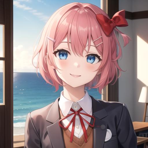 纱世里-心跳文学部（Sayori-Doki Doki Literature Club） image by King_Dong