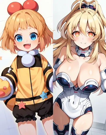 Peashy/Yellow Heart - Hyperdimension Neptunia Series | ピーシェ 超次元ゲイムネプテューヌ (3+1 costumes)